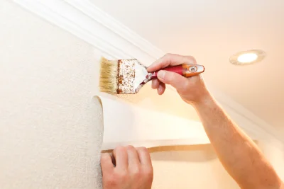 Pose de papier peint à Chamesey — revêtements muraux et toiles de verre